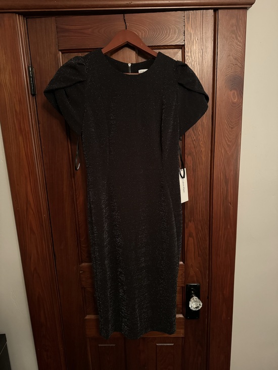 Black Sparkly Calvin Klein Dress - Picture 1 of 3
